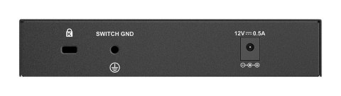 Switch sieciowy D-Link DMS-107/E łącza sieciowe Nie zarządzany Gigabit Ethernet (10/100/1000) Czarny
