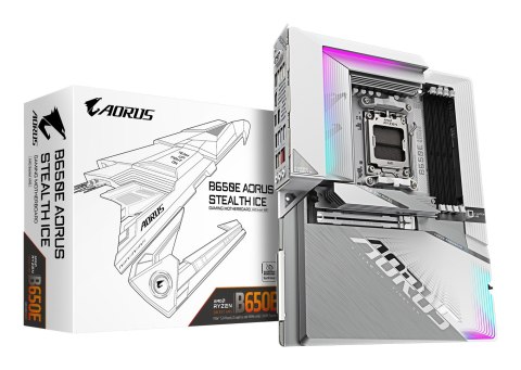 GIGABYTE B650E AORUS STEALTH ICE płyta główna AMD B650 Gniazdo AM5 ATX