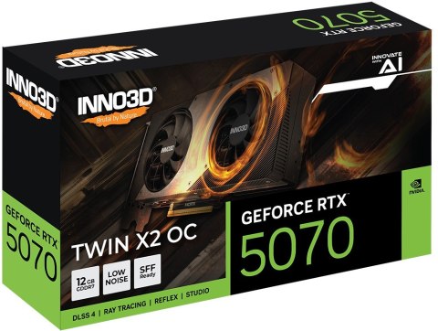 Karta graf. INNO3D GeForce RTX 5070 TWIN X2 OC 12GB