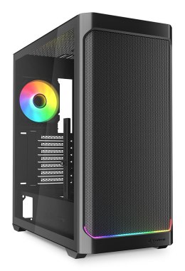 Obudowa Sharkoon AK4W RGB ATX z 1 szklanym panelem