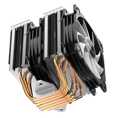 Chłodzenie procesora Jonsbo CR-2000GT z chłodnicą i wentylatorem 12 cm, kolor czarny, 1 szt.