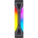 Korsarz | Zestaw podwójnych wentylatorów PWM 140 mm serii QL z węzłem oświetleniowym CORE | Podświetlenie QL140 RGB | Wentylator