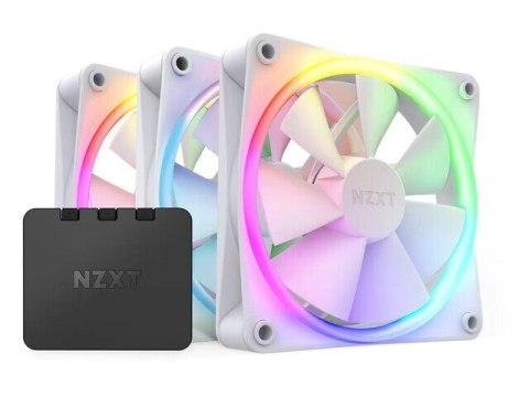 NZXT F120 RGB Triple Pack Obudowa komputera Wentylator 12 cm Biały 3 szt.