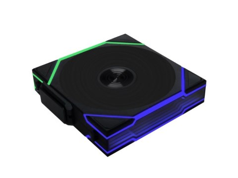Wentylator Lian Li UNI FAN TL Wireless LCD Lüfter ARGB PWM Reverse Blade 120mm czarny