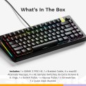 Glorious Gaming GMMK 3 PRO HE 75% Prebuilt klawiatura USB QWERTY US English Czarny