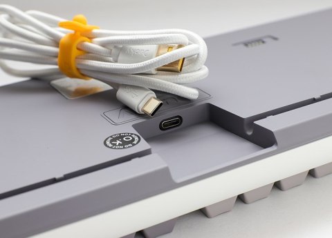 Klawiatura gamingowa Ducky One 3 TKL Gaming USB US English Srebrny