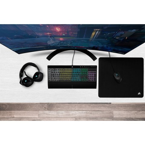 Korsarz | Gumowa kopuła | K55 RGB PRO | Klawiatura do gier | Klawiatura do gier | Światło LED RGB | Stany Zjednoczone | Przewodo