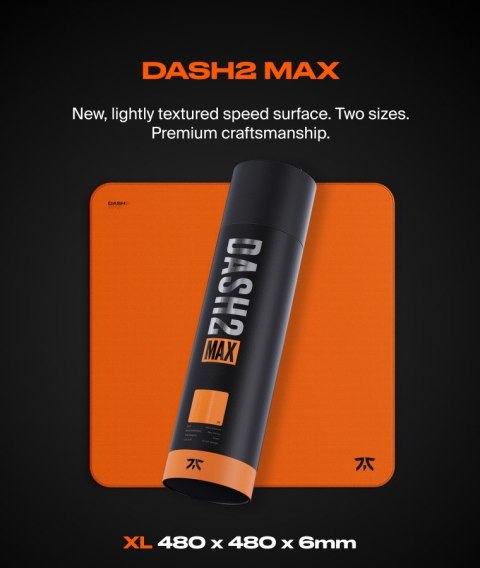 Fnatic DASH2 MAX Podkładka dla graczy Pomarańczowy