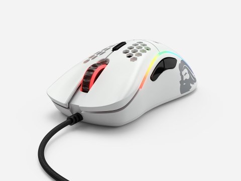 GLORIOUS MYSZ PC RACE MODEL D GAMING WHITE MATOWA