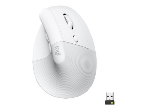 Logitech Mysz LIFT FOR BUSINESS - OFF-WHITE/PALE GREY