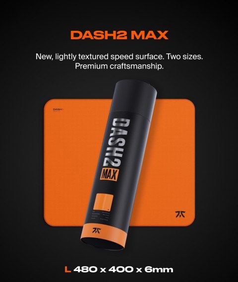 Podkładka pod mysz dla graczy Fnatic DASH2 MAX - rozmiar L