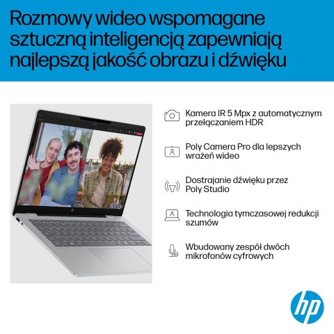HP OmniBook 7 AI 14-fr0220nw Ultra 5 225U 14"2K OLED 300nits LBL 16GB LPDDR5-7467 SSD512 Intel Graphics Cam 5 Mpx IR 68Wh Win11 