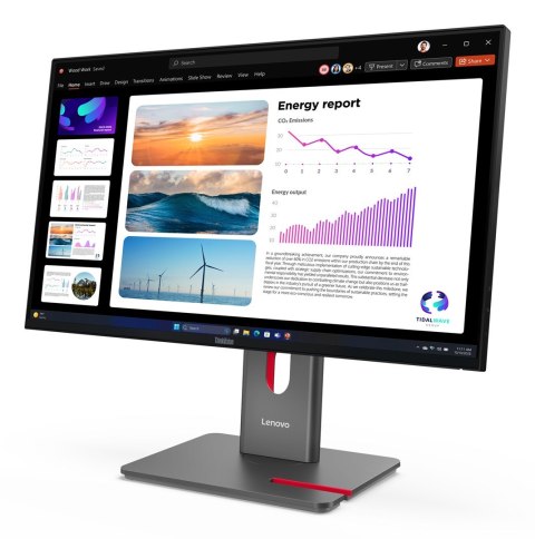 Monitor Lenovo ThinkVision P24q-40, 23,8", Systemy ochrony przed włamaniem (IPS), proporcje 16:9, 120 Hz, 4 ms, 2560x1440, 300 c