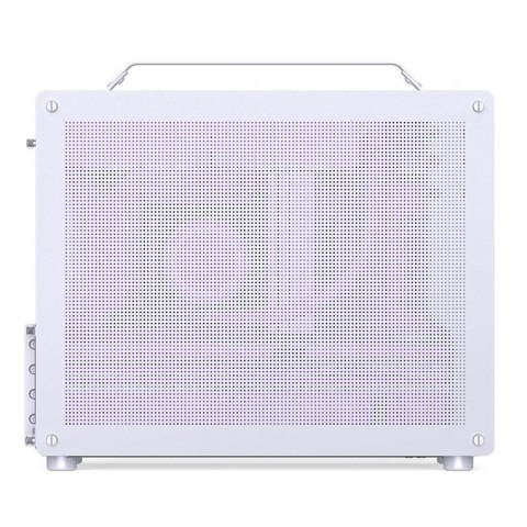 Obudowa Jonsplus Z20 GEJP-023 Mesh PC, Mini Tower, Micro-ATX, z uchwytem do przenoszenia - biała