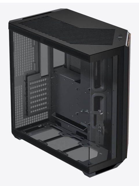 Obudowa PC APNX V1, Midi-Tower, ATX, Tempered Glass, Holz, schwarz