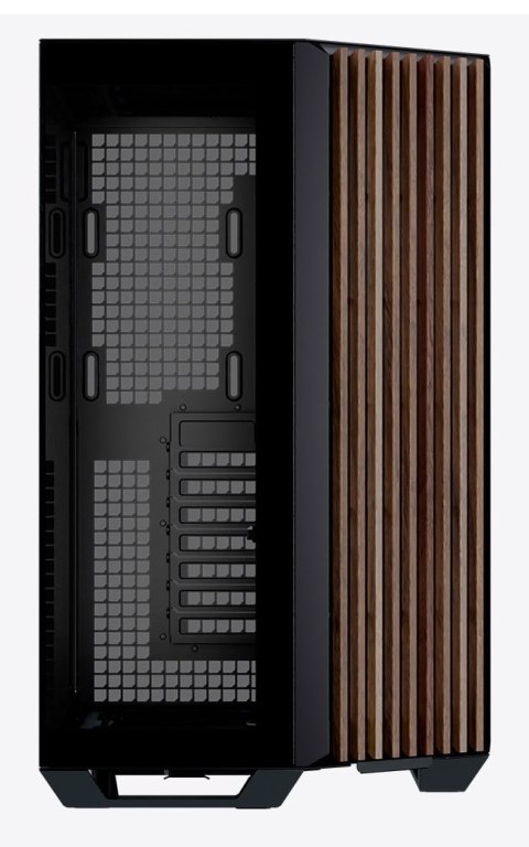 Obudowa PC APNX V1, Midi-Tower, ATX, Tempered Glass, Holz, schwarz