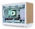 Obudowa PC Lian Li DAN A3-mATX Wood Edition, Szkło hartowane, Micro-ATX - Buk, biała