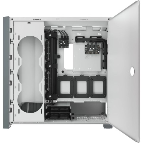 Obudowa Corsair iCUE 5000X RGB Mid-Tower ATX Tempered Glass White (CC-9011213-WW)