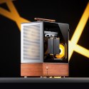 Obudowa PC Jonsbo T7, Midi-Tower, mATX, Szkło Hartowane - srebrne