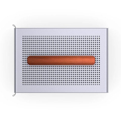 Obudowa PC Jonsbo T7, Midi-Tower, mATX, Szkło Hartowane - srebrne