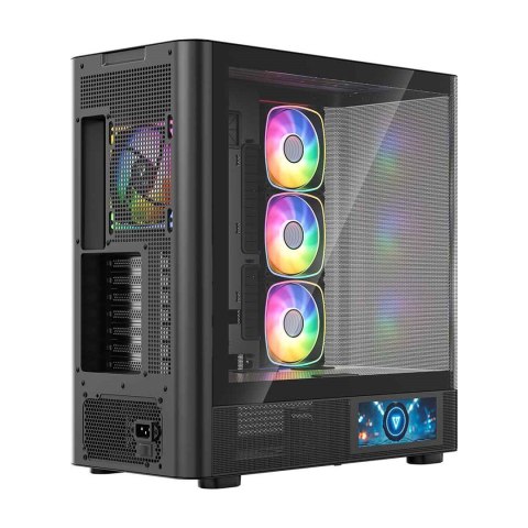 MODECOM OBUDOWA VOLCANO AQ 400 ARGB MIDI CZARNA