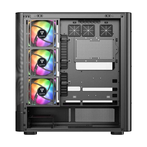 MODECOM OBUDOWA VOLCANO AQ 400 ARGB MIDI CZARNA