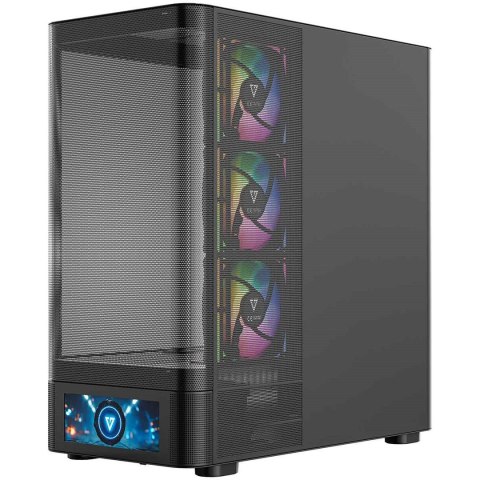 MODECOM OBUDOWA VOLCANO AQ 500 ARGB MIDI CZARNA