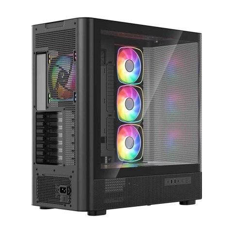 MODECOM OBUDOWA VOLCANO AQ 500 ARGB MIDI CZARNA