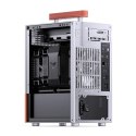Obudowa PC Jonsbo T6 Mini-Tower, Mini-ITX, szkło hartowane, drewno - srebrna