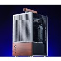 Obudowa PC Jonsbo T6 Mini-Tower, Mini-ITX, szkło hartowane, drewno - srebrna