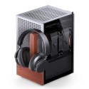 Obudowa PC Jonsbo T6 Mini-Tower, Mini-ITX, szkło hartowane, drewno - srebrna