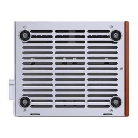 Obudowa PC Jonsbo T6 Mini-Tower, Mini-ITX, szkło hartowane, drewno - srebrna