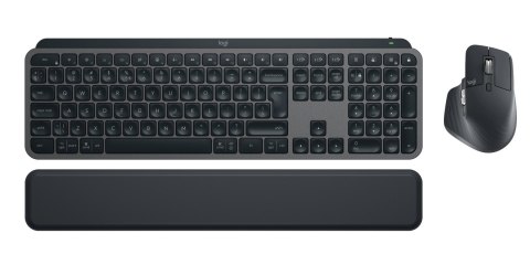 Logitech MX Keys combo for Business Gen 2 klawiatura Dołączona myszka Biuro RF Wireless + Bluetooth QWERTY Amerykański międzynar