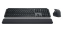 Logitech MX Keys combo for Business Gen 2 klawiatura Dołączona myszka Biuro RF Wireless + Bluetooth QWERTY Amerykański międzynar