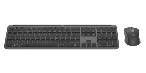 Logitech MK950 Signature for Business klawiatura Dołączona myszka Biuro RF Wireless + Bluetooth QWERTZ Niemiecki Grafitowy