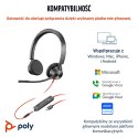 Słuchawki Poly Blackwire 3325 Stereo MS Teams Certified USB-C Headset +3.5mm Plug +USB-C/A Adapter 8X222AA