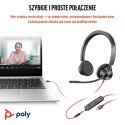 Słuchawki Poly Blackwire 3325 Stereo MS Teams Certified USB-C Headset +3.5mm Plug +USB-C/A Adapter 8X222AA