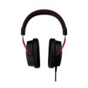 Zestaw słuchawkowy do gier HyperX Cloud Alpha czarno-czerwony, Przewodowy, 13 - 27000 Hz, Gaming, 298 g, Czerwony