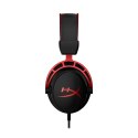 Zestaw słuchawkowy do gier HyperX Cloud Alpha czarno-czerwony, Przewodowy, 13 - 27000 Hz, Gaming, 298 g, Czerwony