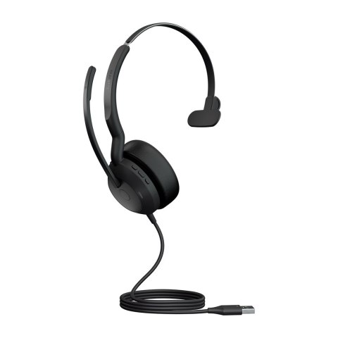 Jabra 25089-889-999 słuchawki/zestaw słuchawkowy Przewodowa Opaska na głowę Biuro/centrum telefoniczne USB Typu-A Czarny
