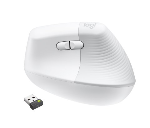 Logitech Mysz LIFT FOR BUSINESS - OFF-WHITE/PALE GREY