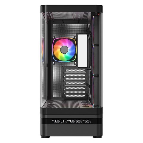 MODECOM OBUDOWA VOLCANO AQ 200 ARGB MIDI CZARNA