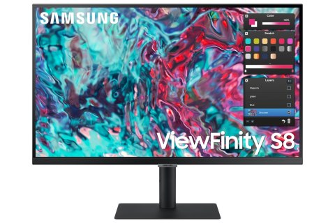 Samsung S80TB LED display 68,6 cm (27") 3840 x 2160 px 4K Ultra HD Czarny
