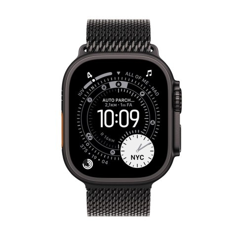 Zegarek Apple Watch Ultra 3 (2025) 5G 49mm Black Titanium Case z czarną pętlą M z Dark Titanium Milanese Loop M -