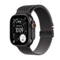 Zegarek Apple Watch Ultra 3 (2025) 5G 49mm Black Titanium Case z czarną pętlą M z Dark Titanium Milanese Loop M -