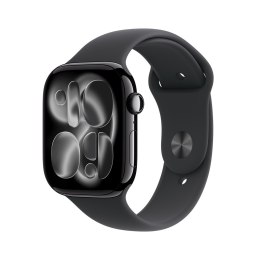 Apple Watch S11 Aluminiowy Cellular 46mm Diamantschwarz (Sportarmband schwarz) M/L