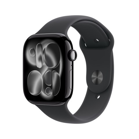 Apple Watch S11 Aluminiowy Cellular 46mm Diamantschwarz (Sportarmband schwarz) M/L
