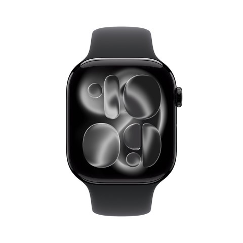 Apple Watch S11 Aluminiowy Cellular 46mm Diamantschwarz (Sportarmband schwarz) M/L