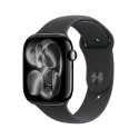 Apple Watch S11 Aluminiowy Cellular 46mm Diamantschwarz (Sportarmband schwarz) M/L