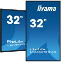 Monitor wielkoformatowy iiyama LH3260HS-B1AG A 80cm (31.5") LED Wi-Fi 500 cd/m2 Full HD Android 11 24/7 Czarna